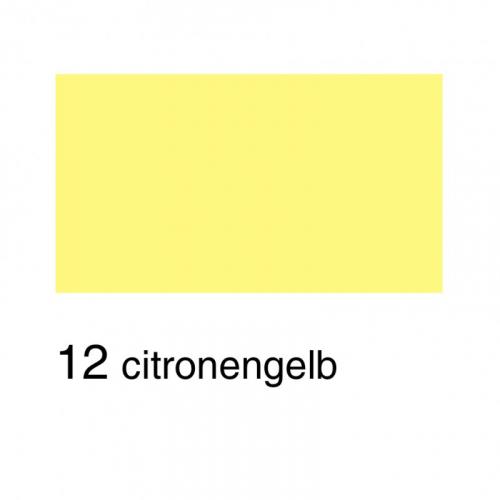 Ursus Tonkarton 220g, 50x70 cm, 25 Bgen - Farbe: citronengelb