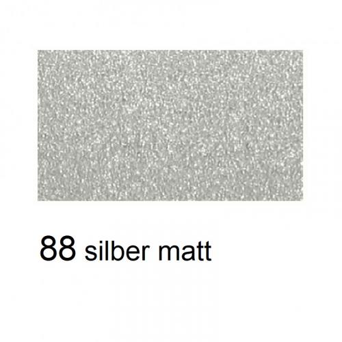 Ursus Tonkarton 220g, 50x70 cm, 25 Bgen - Farbe: silber matt